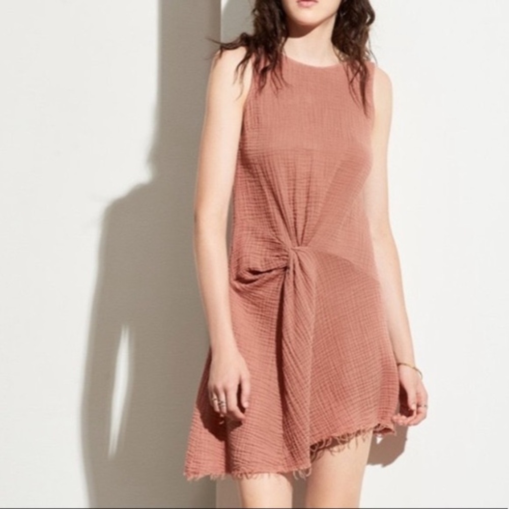 Antropologie Maeve Knot-Front Dress
